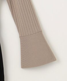 組曲 【WEB限定】リブニットコンビワンピース