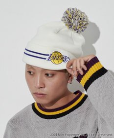 WEGO 【ユニセックス着用ITEM】別注NBA　ポンポンニットキャップ