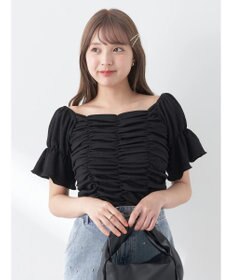 earth music&ecology カットシャーリングプルオーバー