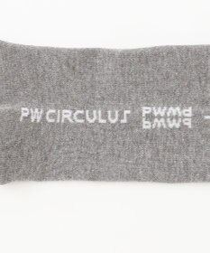 PW CIRCULUS 【WOMEN】【土踏まずをサポート】ロゴポイント ハイソックス