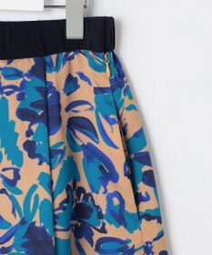 自由区 S 【SHIHOさん着用】アートタッチフラワープリント スカート