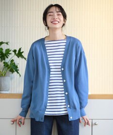 ANY 【洗濯機可能・UVケア】Ｖネック カーディガン