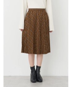 earth music&ecology すきな丈プリーツスカート