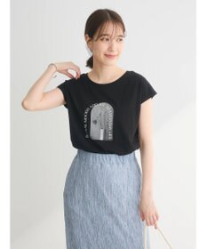 Green Parks フラワーフォトコンパクトプルオーバー