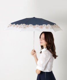 MOONBAT 【UVカット/コンパクト】ポール & ジョー (PAUL & JOE ACCESSOIRES) 折りたたみ雨傘 クリザンテーム