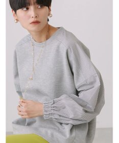 AMERICAN HOLIC イージーケア異素材ポンチプルオーバー