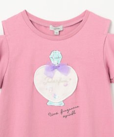 ANY KIDS 接触冷感 しろくま オフショルダー Tシャツ