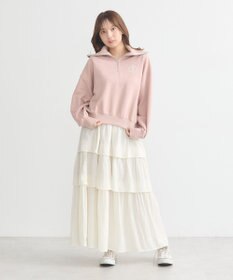 earth music&ecology ハーフＺＩＰプルオーバー