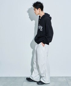 WEGO ワッペンロゴジップパーカー