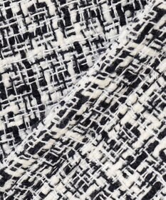 ANY ファンシーラメツイード ノーカラージャケット