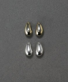 Phoebe 〈金属アレルギー対応〉パフメタルピアス　シルバー/ニッケルフリー