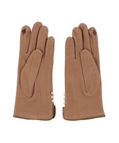 UNBILLION カシュネ cache nez / パールビーズ付きジャージー手袋