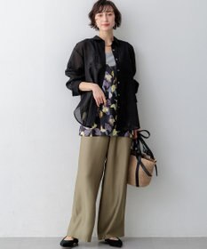 23区 S 【先行予約】リネンミックスシアースラブ オーバーシャツ