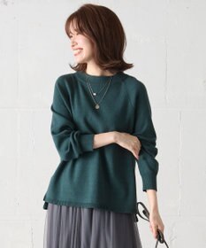 ANY 【洗濯機可能】しあわせタッチニットプルオーバー