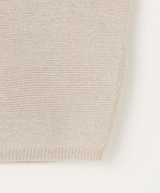 ANY 【洗濯機可】Ｖネックラメガーターニット