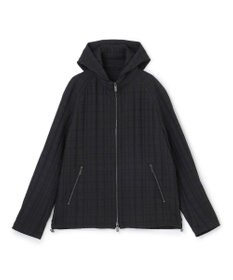 JOSEPH HOMME グレンチェックジャガードストレッチ  フ―ディーブルゾン