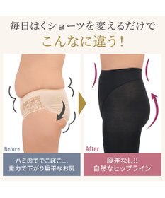 BRADELIS New York 【Yukine inc. 】ゆきねえとろりソフトシルク混ロングショーツ25 履き心地重視の補正ガードルショーツ