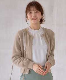 ANY SIS シャギーニット カーディガン