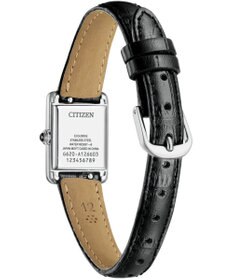 CITIZEN 【電池交換不要】ヴィンテージ調の小ぶりなスクウェアウオッチ EG2790-12A