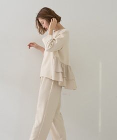 YECCA VECCA 【2点SET】バックフリルデザインセットアップ