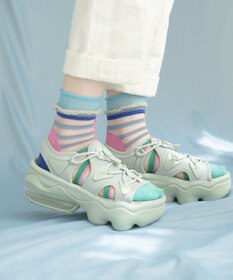 COQ WAVE ECHO シアーボーダーソックス