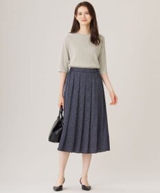 自由区 【セットアップ対応・洗える】サテンアムンゼン スカート