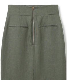 BEIGE， 【洗える】BERNARD / リネンアウトポケットハイウエストスカート