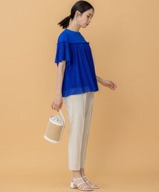 組曲 【ストレッチ・イージーケア】オシャクロス テーパードパンツ