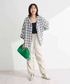 Green Parks 開襟シアーシャツジャケット