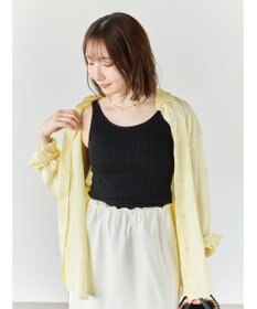 Te chichi 【接触冷感/抗菌防臭】カップ付きリブタンクトップカップ付きリブタンクトップ