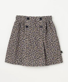 組曲 KIDS 【150-160㎝】モノトーンフラワーコーデュロイ キュロット