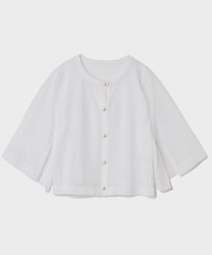 GRACE CONTINENTAL ニットシアーケープカーディガン