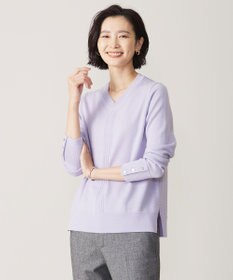 J.PRESS LADIES CLEAR LIGHT WOOL Vネック ニット
