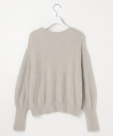 ANY SIS 【2SET】フェザー ニット × フロッキー スカート