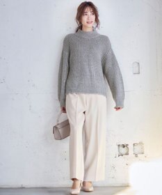 ANY SIS 【洗える】ブークレースパンコール ニット