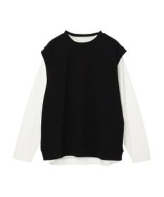 CRAFT STANDARD BOUTIQUE 梨地カットベスト＋Ｌ／Ｓ　ＴＥＥーＳＥＴ