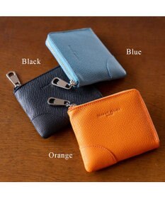 tsumori chisato CARRY ラックスtcネーム 2つ折り財布 L字ファスナー ミニ財布