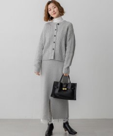 23区 【VERY掲載/洗える】カシミヤブレンド Iライン ニットスカート