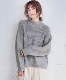 ANY SIS 【洗える】ブークレースパンコール ニット