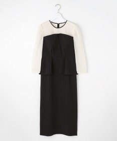 ANY SIS 【LilyCalin】ペプラムビスチェ ドレス