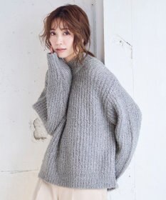 ANY SIS 【洗える】ブークレースパンコール ニット