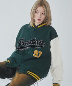 WEGO 【ユニセックス着用ITEM/MLサイズ展開】サガラワッペンスウェットスタジャン