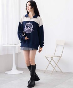 WEGO ハーフジップ切り替えBIBPO