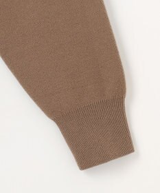 ANY スウェットライクハーフジップニット