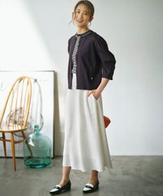 組曲 L 【WEB限定】セーターマシーン 半袖ニットTシャツ