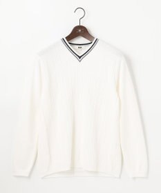 JOSEPH ABBOUD 【オーガニックコットン】JOE COTTONエアーパールリブ ニット