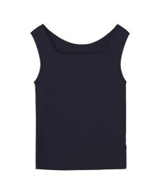 YECCA VECCA 2wayスクエアノースリーブニット