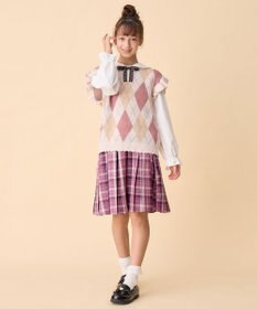 ANY KIDS アーガイル ニット ベスト