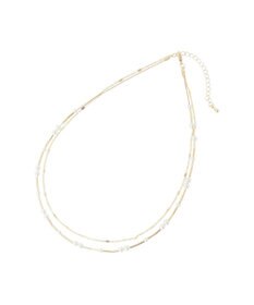 Green Parks ｅｖｅｒｙ　ｗａｌｋ．２連パールパイプネックレス