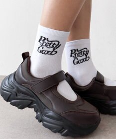 WEGO ラメロゴソックス